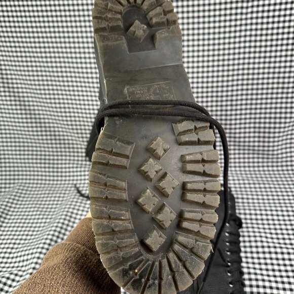Dr Martens Dolls Kill 1B60 MAX 20 Eyelet Tall Platform Leather Boots Black US 9 - Picture 6 of 7